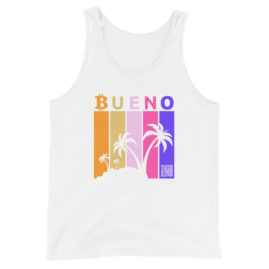 White Bueno Men's Tank Top - The Halving Party Line